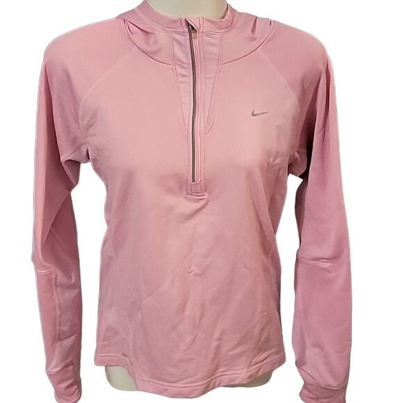 Nike Dri Fit Hooded Fleece Top - Picture 1 of 5